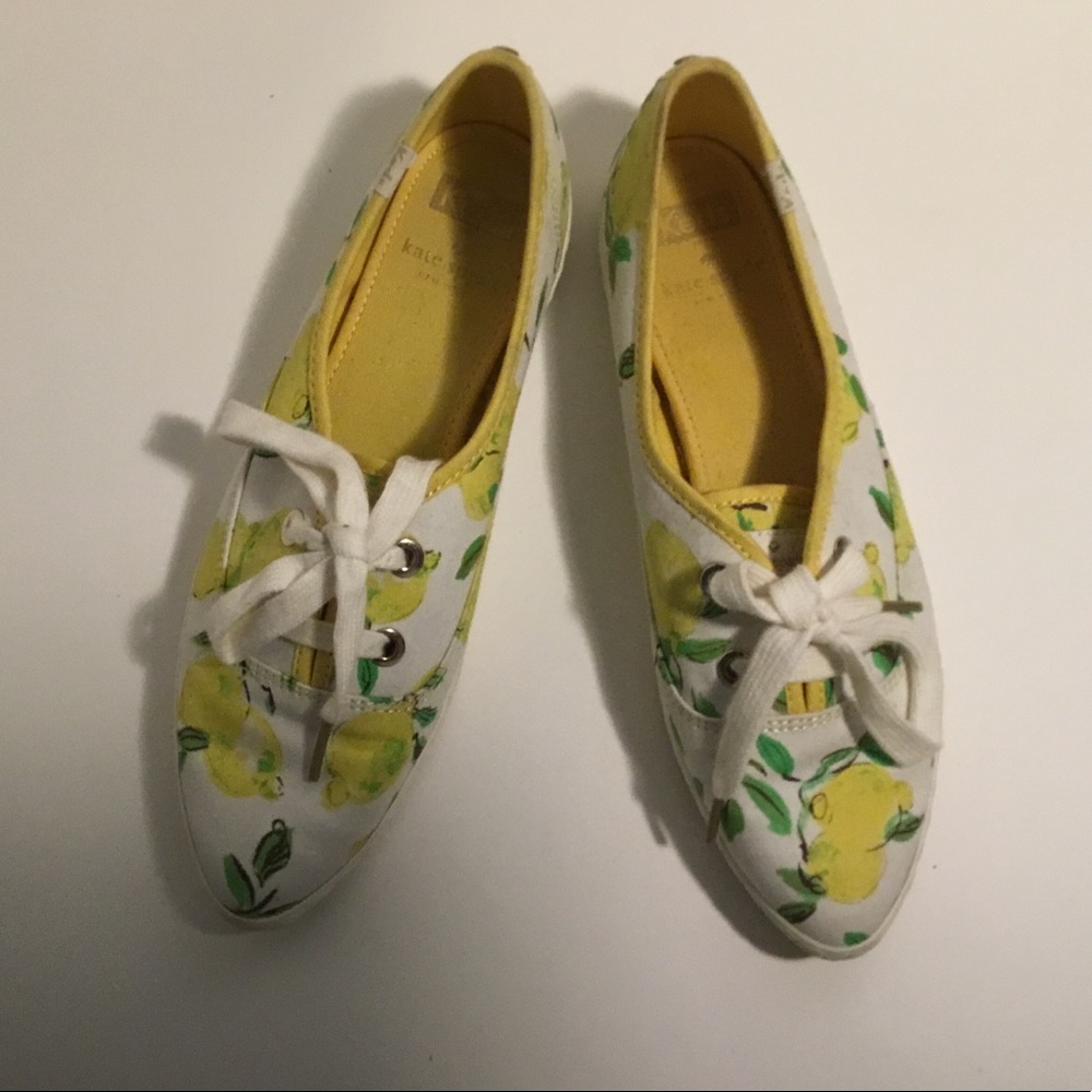 Kate Spade x Keds limited edition lemon loafers
